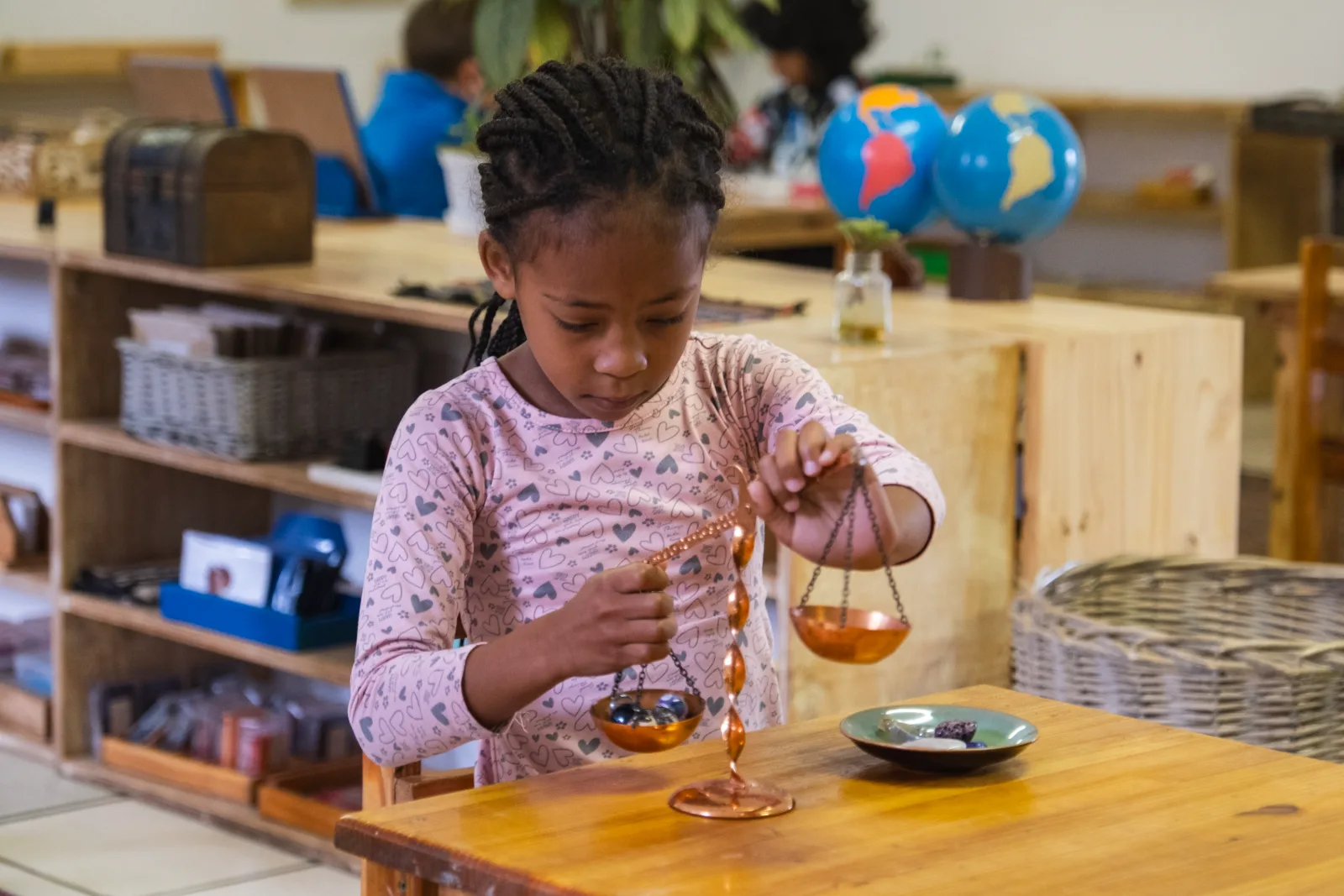 Children learning at Newberry House